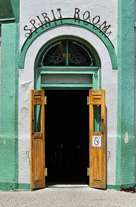 The arched Spirit Room entrance